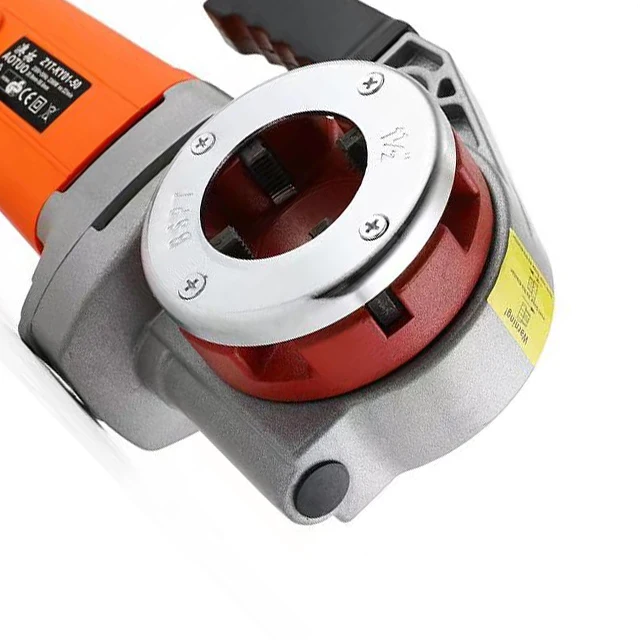 Machine à Fileter les Tuyaux Électrique Portable AOTUO – 2000W, 1/2'' à 2'', Acier Inoxydable