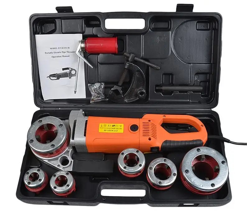 Machine de Filetage de Tuyau 2000W – Moteur Cuivre Haute Performance | Aotuo