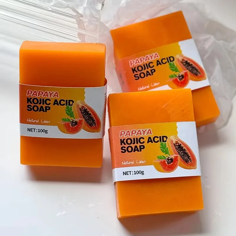 Savon Éclaircissant Acide Kojique & Curcuma – Anti-Taches, Acné, Teint Unifié