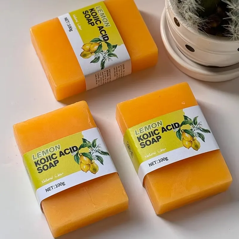 Savon Éclaircissant Acide Kojique & Curcuma – Anti-Taches, Acné, Teint Unifié