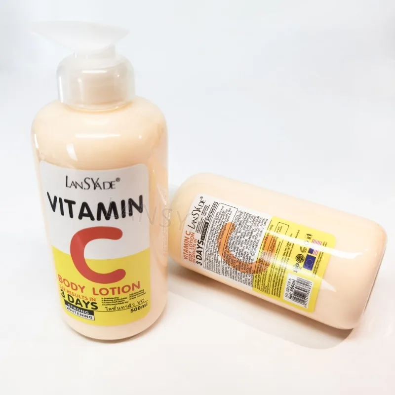 Lotion Corporelle AHA aux Acides de Fruits 500ml – Éclaircissante & Hydratante