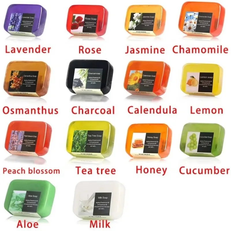 Savon Artisanal aux Huiles Essentielles – Lavande, Rose, Charbon, Citron, Aloe Vera