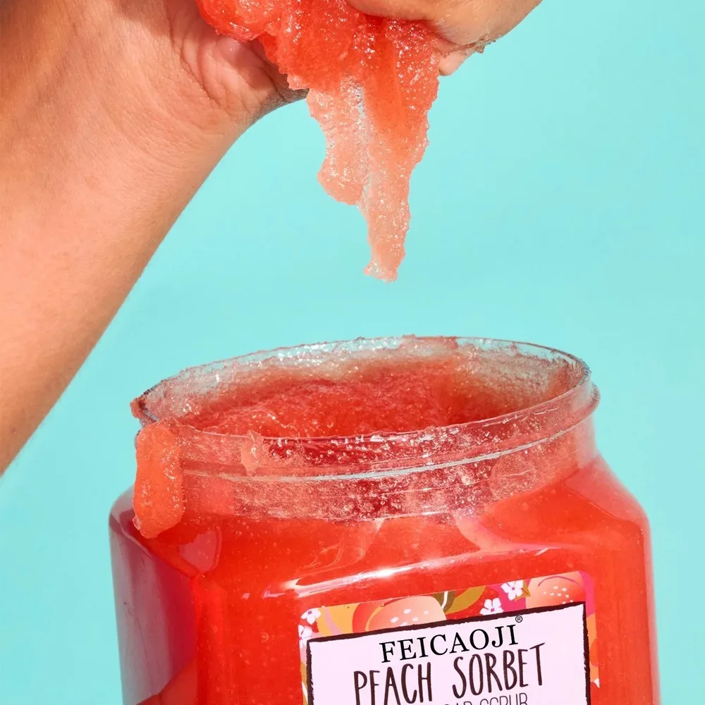 Gommage Corporel au Sucre 500ml – Exfoliant Nourrissant & Éclaircissant Tous Types de Peau