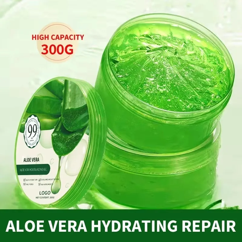 Gel Crème Aloe Vera Hydratant & Apaisant 300g – Tous Types de Peau