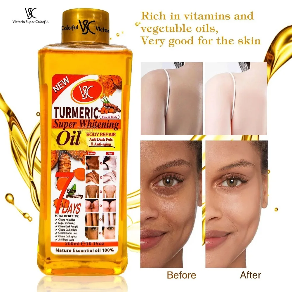 Huile Essentielle Curcuma & Rose 200ml – Éclat, Hydratation & Anti-Âge Visage & Corps