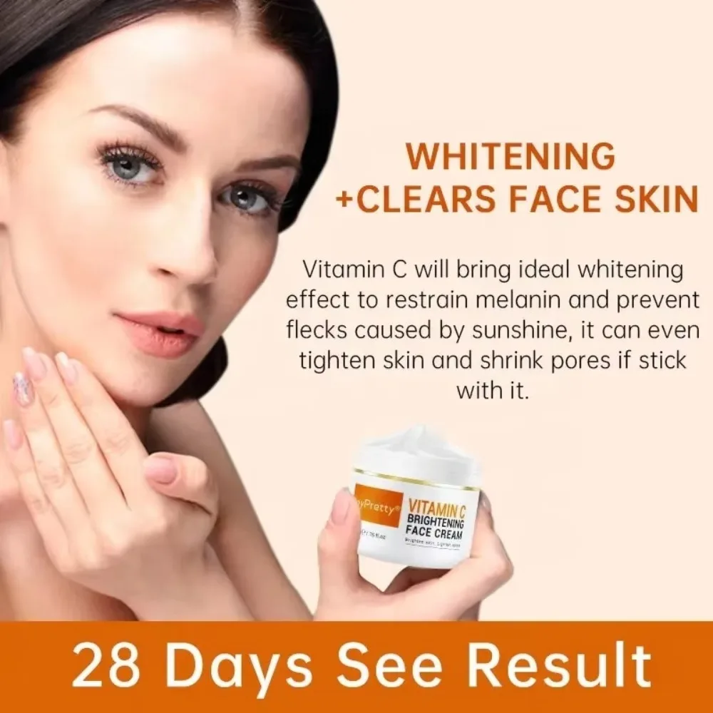 Crème Visage Vitamine C – Éclat, Anti-Taches & Hydratation Intense 50ml