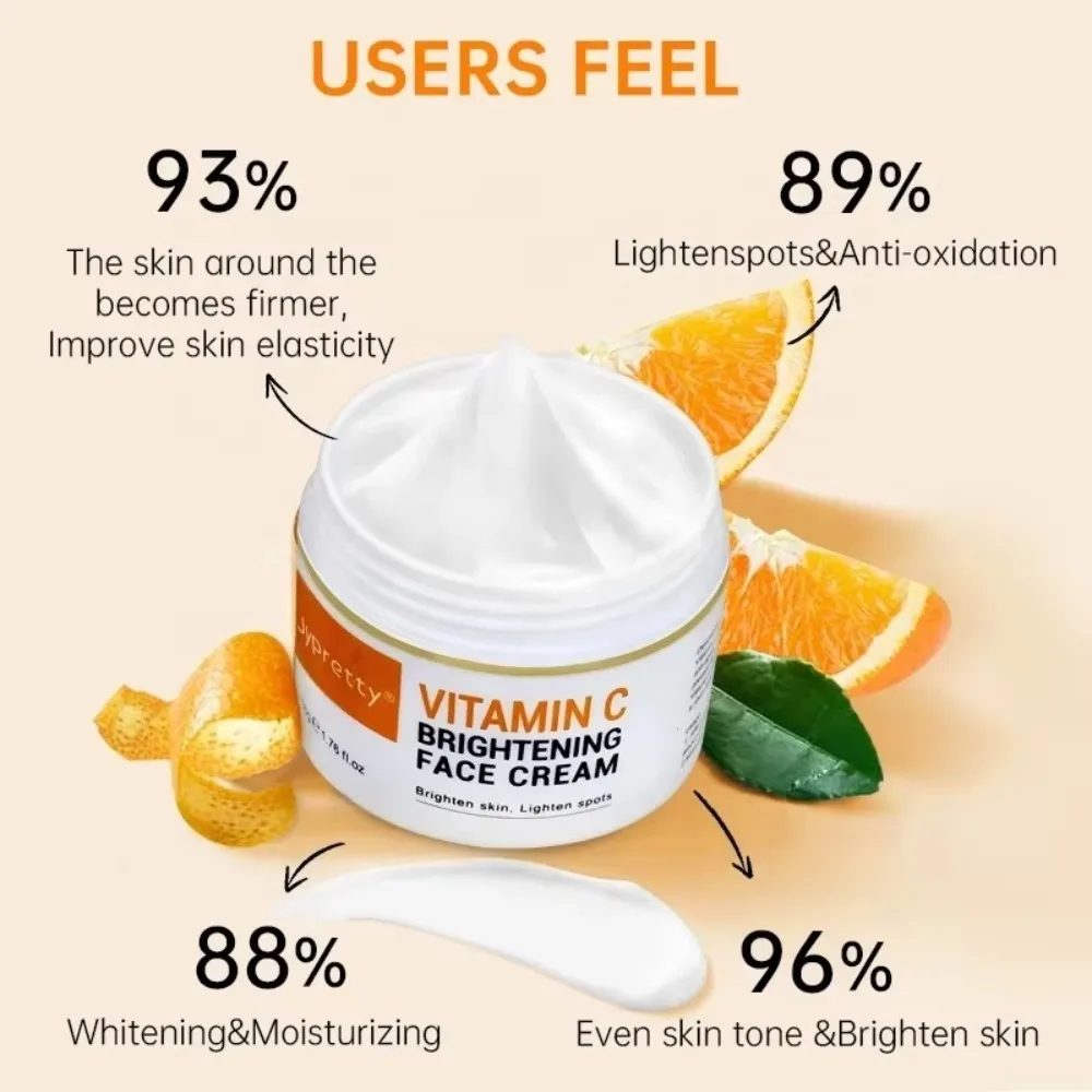 Crème Visage Vitamine C – Éclat, Anti-Taches & Hydratation Intense 50ml