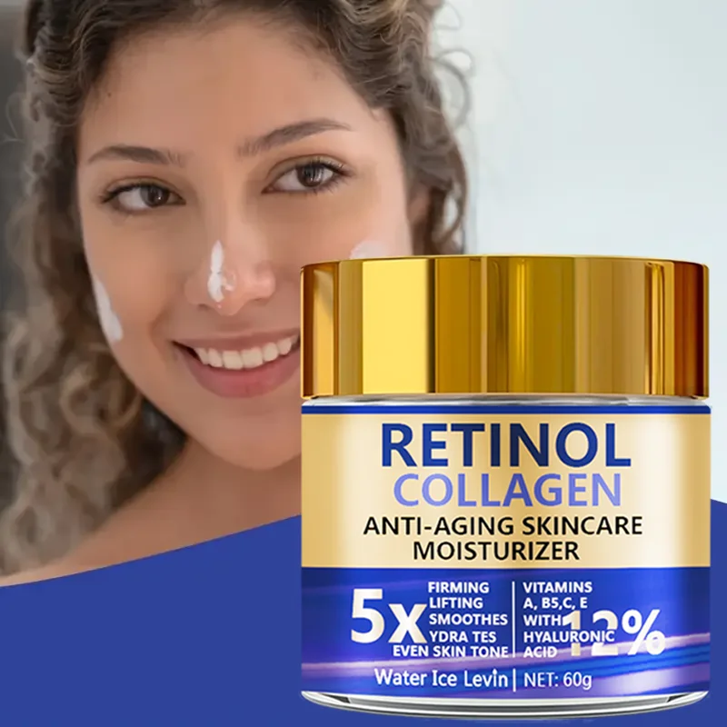 Crème Visage Rétinol & Collagène Anti-Âge Hydratante Raffermissante 60g