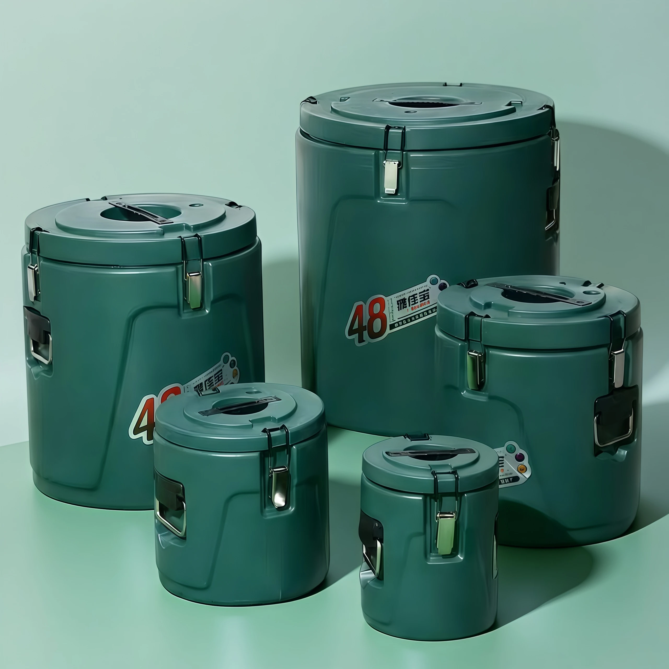 Ensemble 5 Seaux Isothermes Inox TIANKANG 7-80L – Chaud & Froid