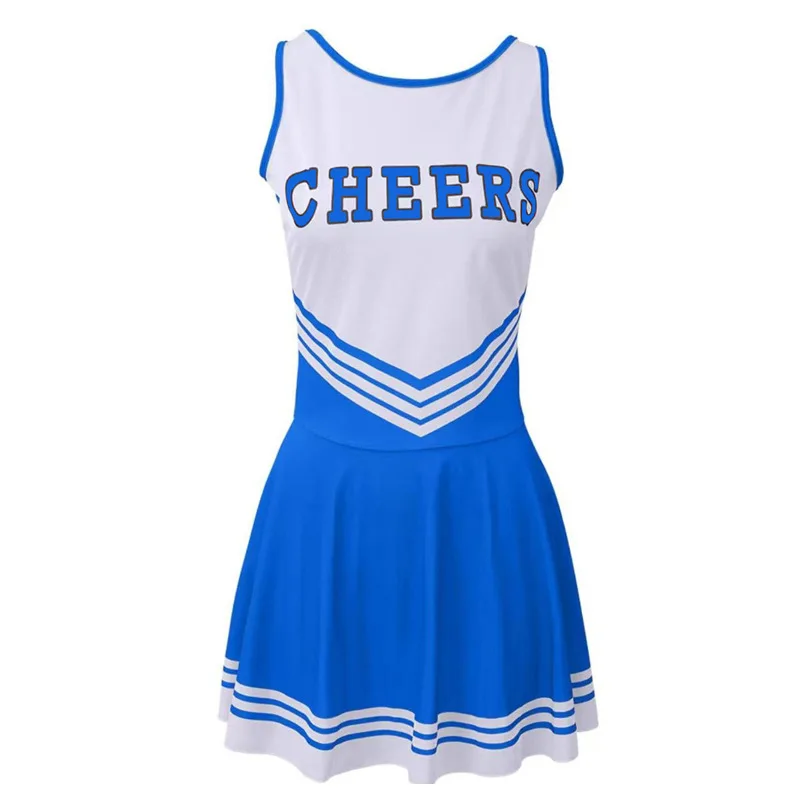 Robe de Cheerleader Sexy Femme 2025 – Justaucorps Polyester Performance