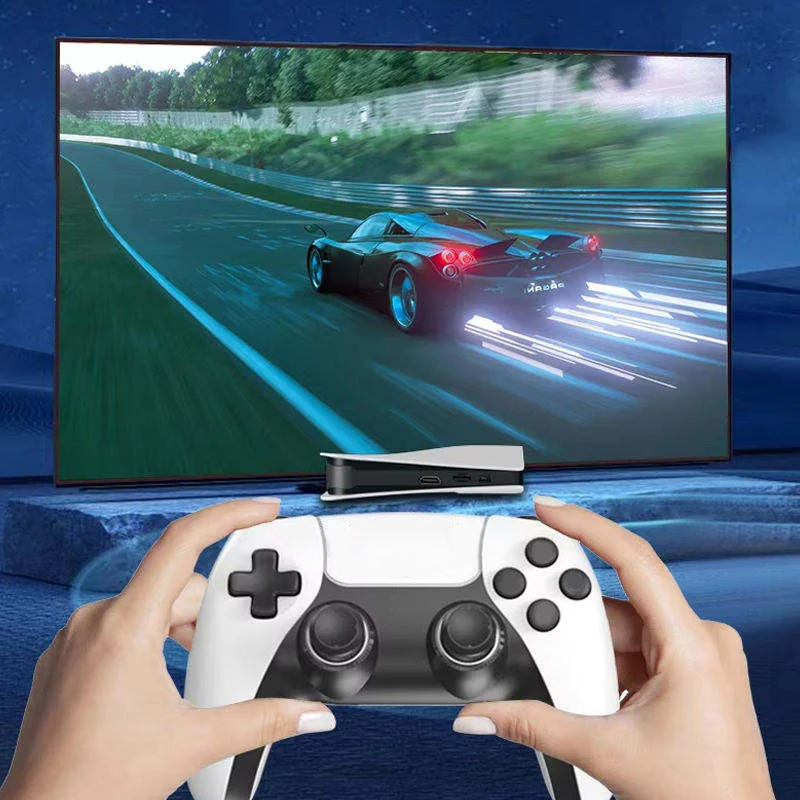 Console de Jeux RS5 Android TV Box 4K – 15000+ Jeux, Manette Sans Fil, 64 Go
