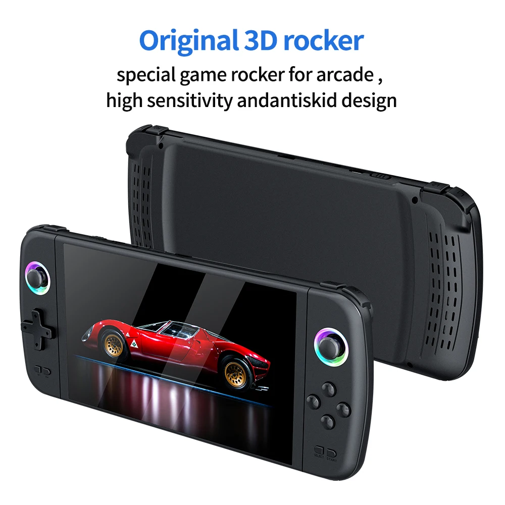 Console de Jeu Portable Rétro M27 – Écran 7 pouces HD, 10 000 Jeux Intégrés, Wi-Fi