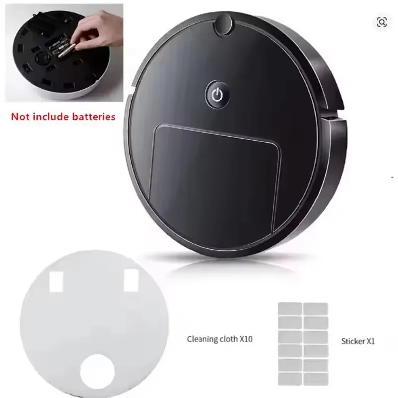 Robot Aspirateur 3 en 1 USB Rechargeable – Balayage, Lavage & Nettoyage Automatique
