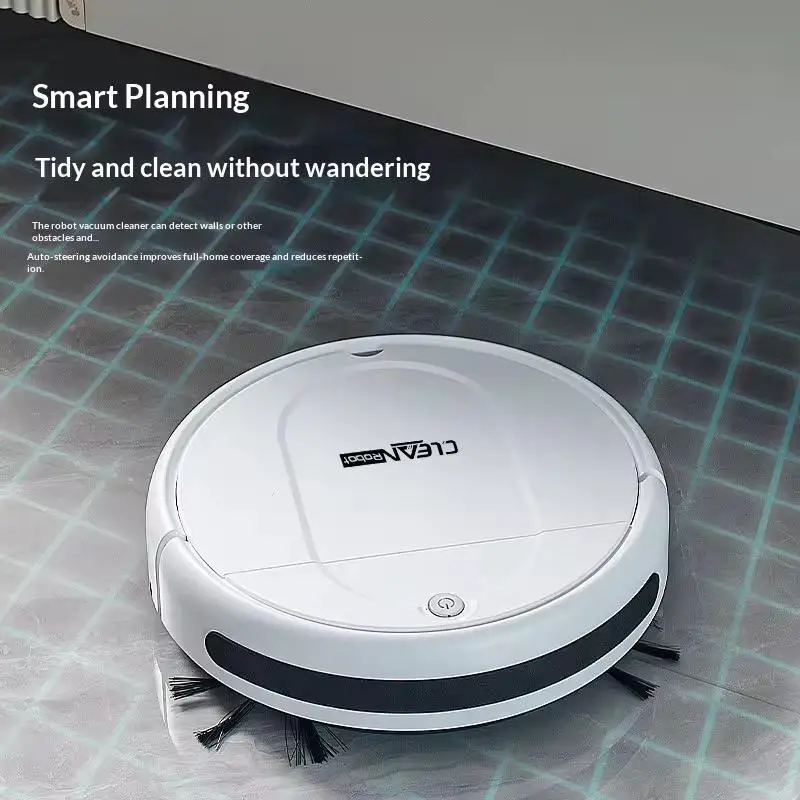 Robot Aspirateur 3-en-1 Laveur & Balayeur 4500Pa – Rechargeable USB