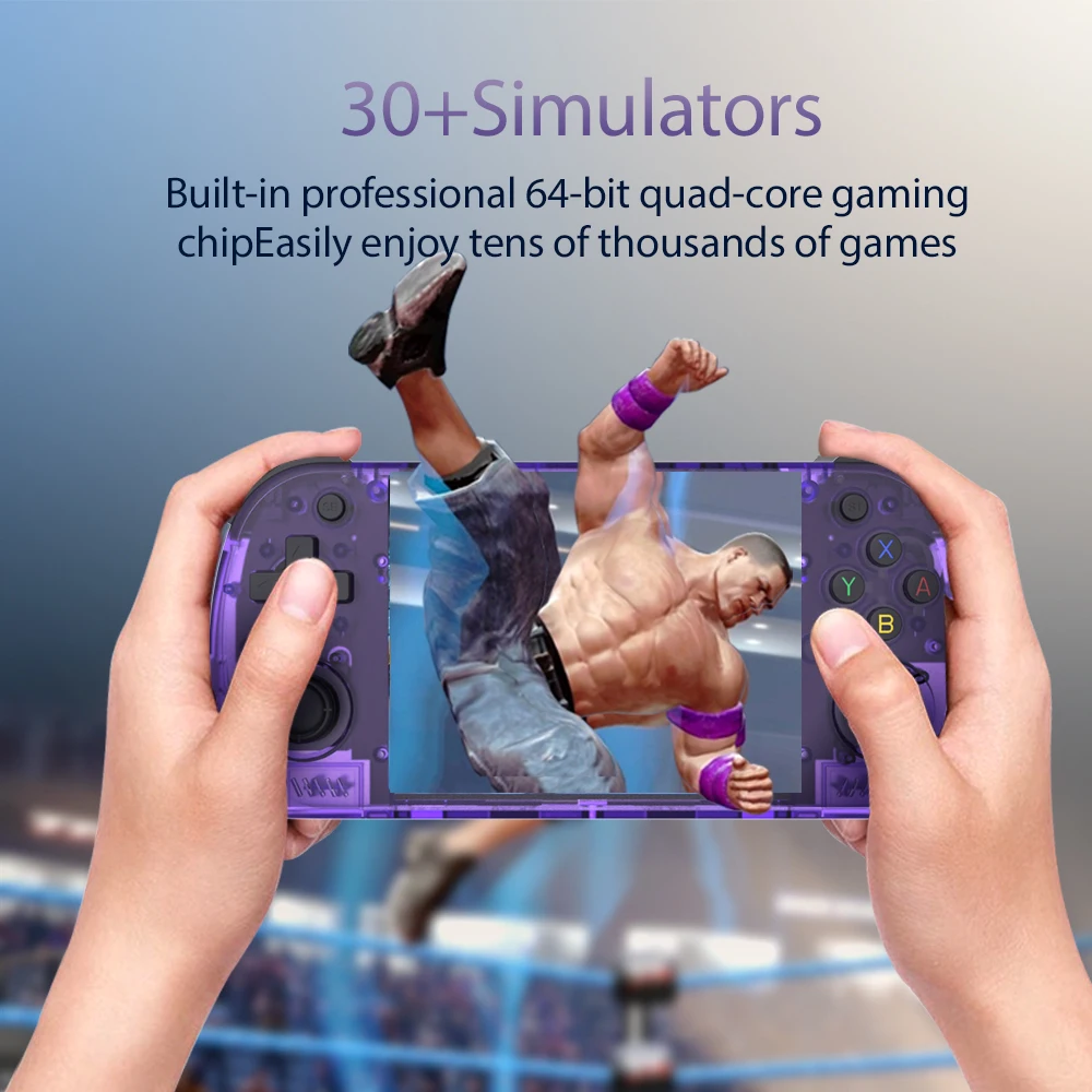 Console de Jeu Portable R36H Pro Max 4.3" HD | 15000 Jeux | Wi-Fi | 64Go | Batterie 3500mAh