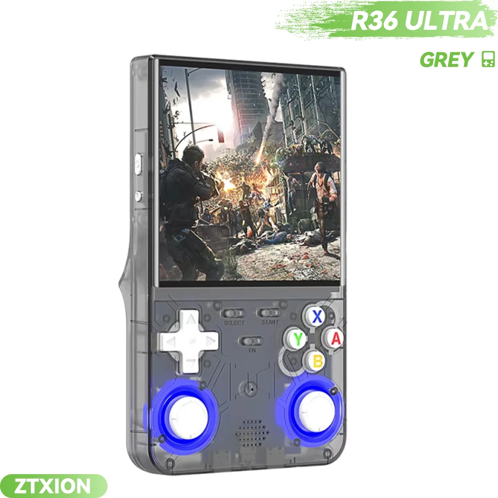 Console de Jeu Portable R36 Ultra 4 Pouces IPS 64GB Linux – Rétro Gaming
