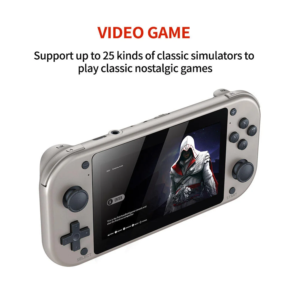 Console de Jeu Portable ZTX M17 4.3" 64GB – 15000+ Jeux Rétro Classiques