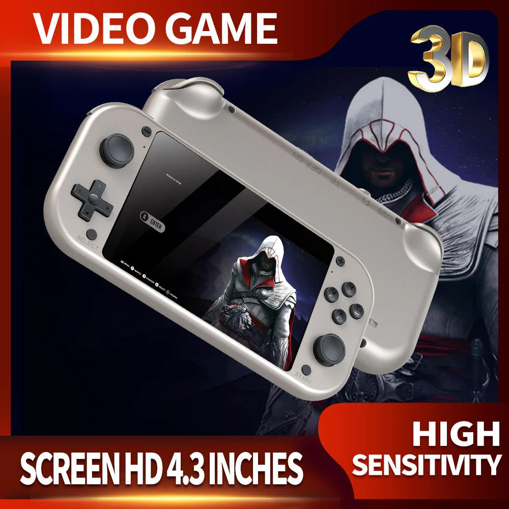 Console de Jeu Portable ZTX M17 4.3" 64GB – 15000+ Jeux Rétro Classiques