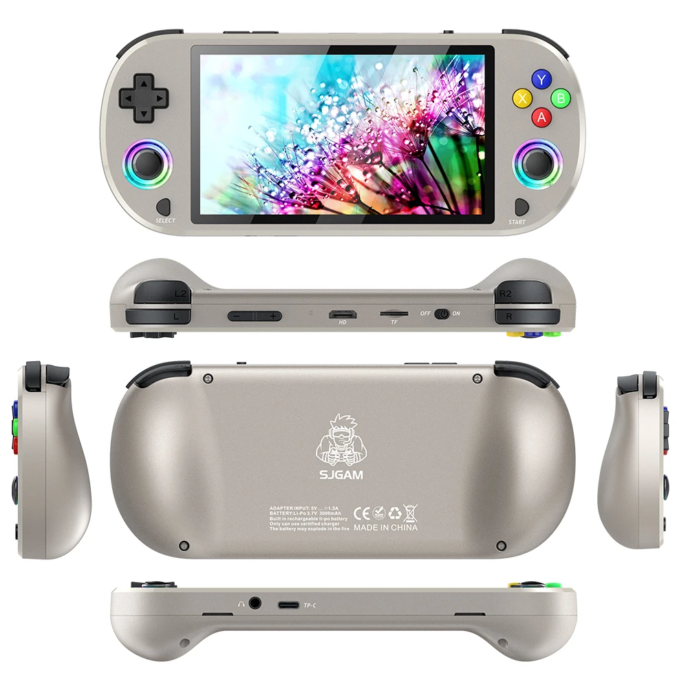 Console de Jeu Portable M22 Pro – Écran 5" HD, 20 000 Jeux Rétro, Manette Sans Fil 2.4GHz