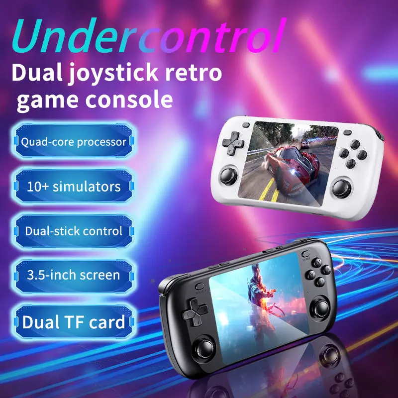 Console de Jeu Portable H36s – Écran IPS 3.5" HD, 10 000 Jeux Intégrés, Wi-Fi, Batterie 3000mAh