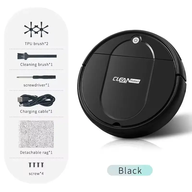 Robot Aspirateur Intelligent VSLAM – Lavage & Aspiration, Navigation Automatique, Silencieux