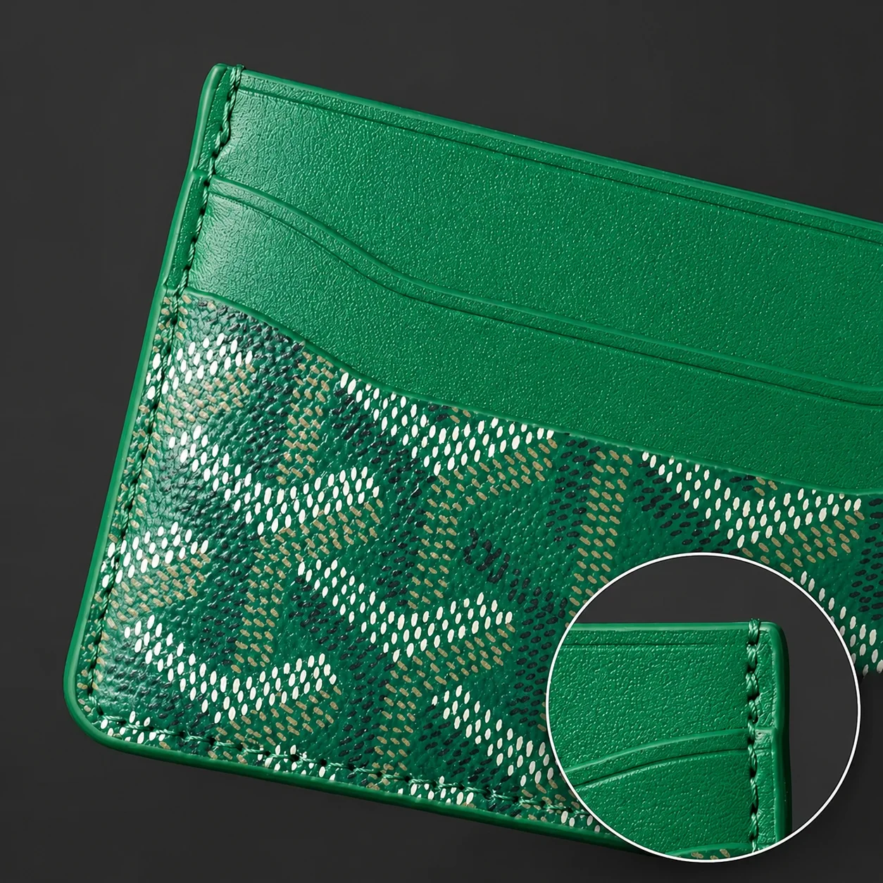 Porte-cartes slim en cuir véritable avec protection RFID – Élégant et personnalisable