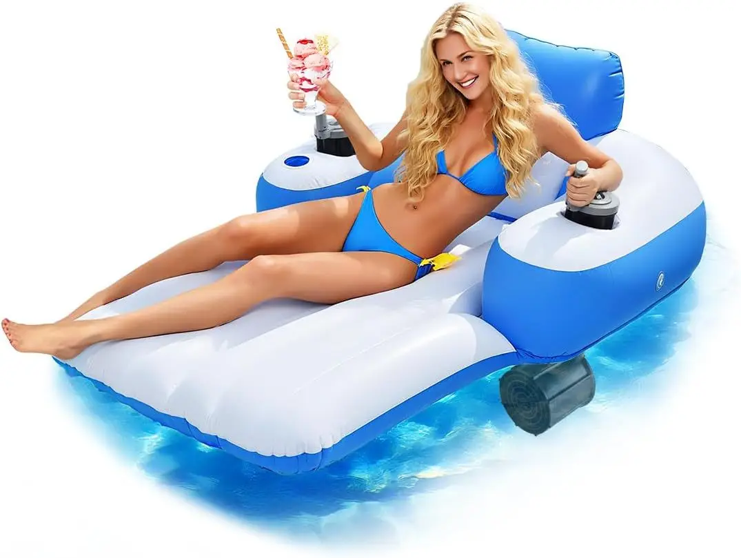 Chaise Flottante Électrique Gonflable à Double Hélice – Batterie Lithium Rechargeable