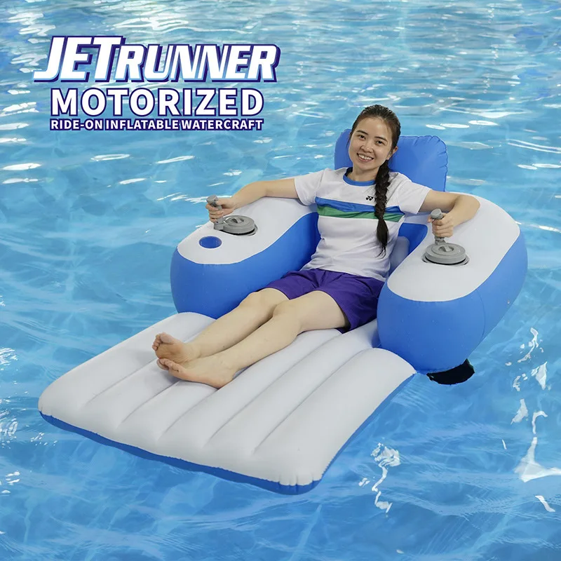 Chaise Flottante Électrique Gonflable à Double Hélice – Batterie Lithium Rechargeable