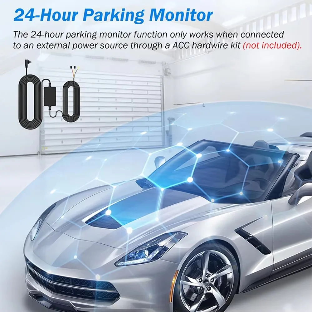 Caméra de Voiture 3 Objectifs HD 1080P – Vision Nocturne & WiFi Intégré
