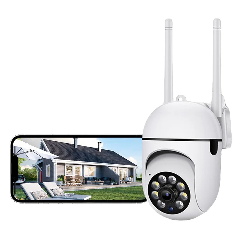 Caméra WiFi PTZ 1080P avec Vision Nocturne – Surveillance Intérieure 360°