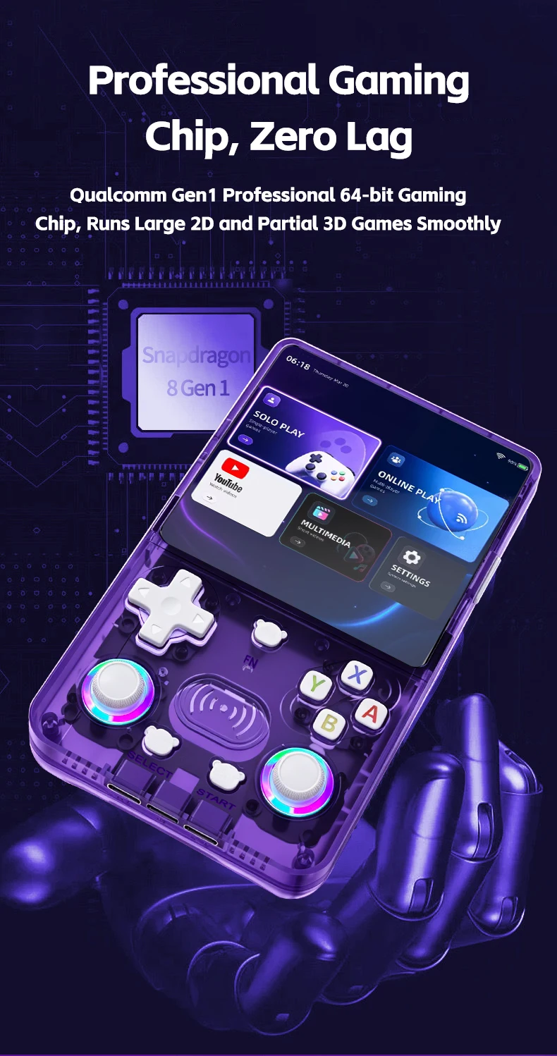 Console de Jeu Rétro X36 Ultra – Écran IPS 4.2", 15000 Jeux, 64GB, WiFi