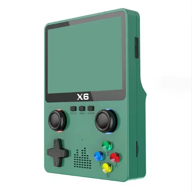 Console de Jeu Portable X6 – Écran 3,5" HD | 10 000 Jeux Intégrés | Double Joystick