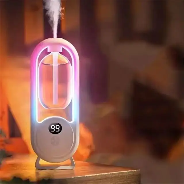 Diffuseur d'Arômes Ultrasonique LED 7 Couleurs – Humidificateur Parfum Maison Hôtel Voiture
