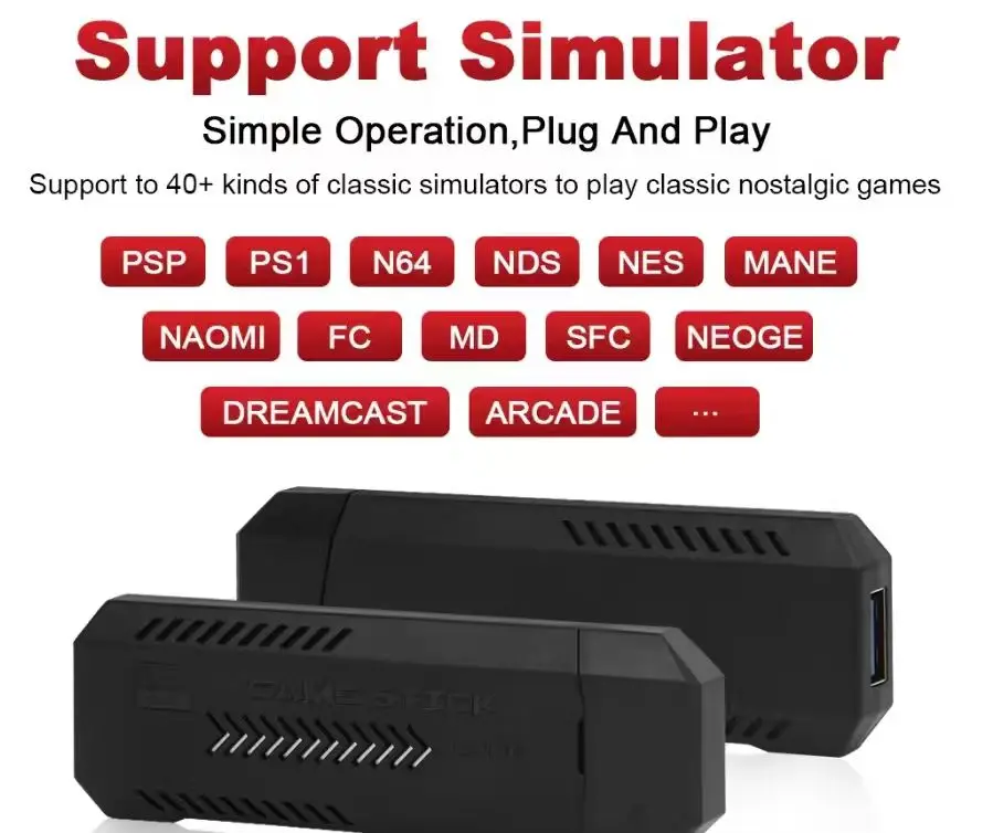 Console de Jeu Rétro GD10 4K – 15000 Jeux Intégrés + 2 Manettes Sans Fil 2.4G