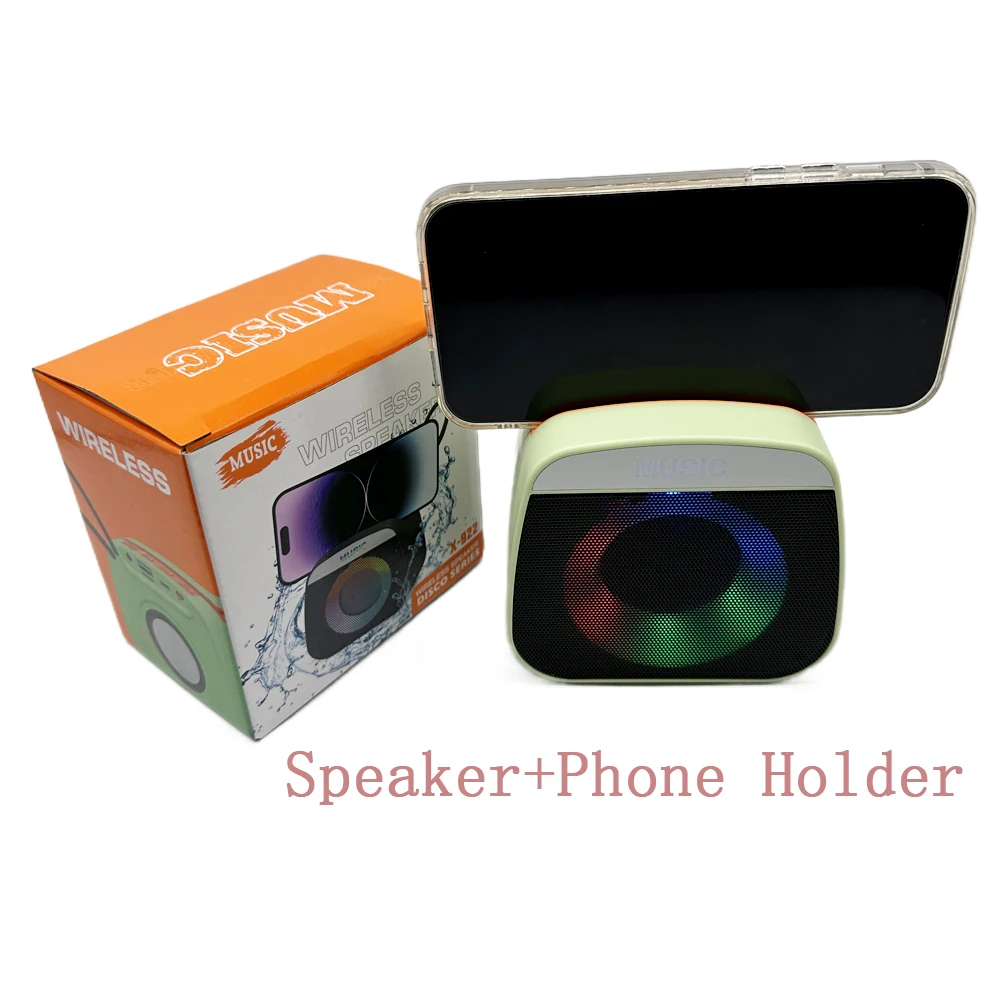 Mini Enceinte Bluetooth X-922 | LED RGB | Son Stéréo | BT 5.1 | Carte SD