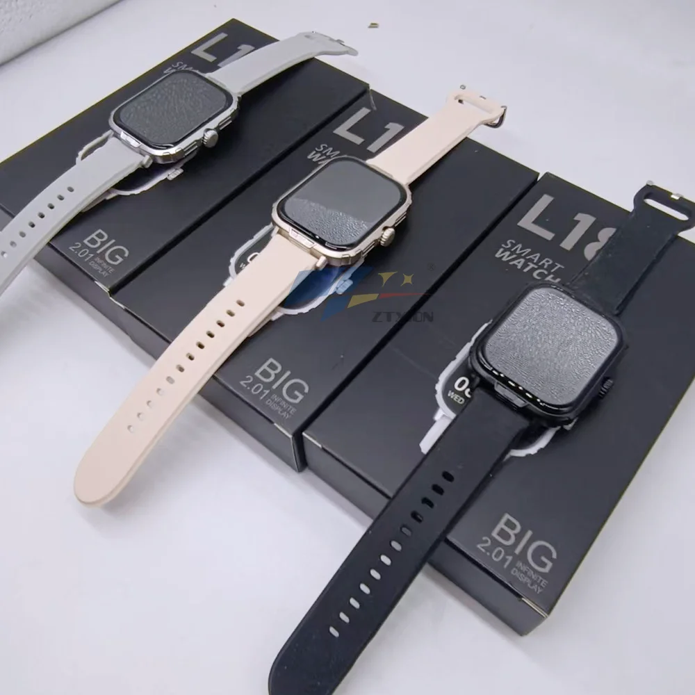 Montre Connectée 2.19" avec Appel BT, Oxymètre, Fréquence Cardiaque & Écouteur – IP67