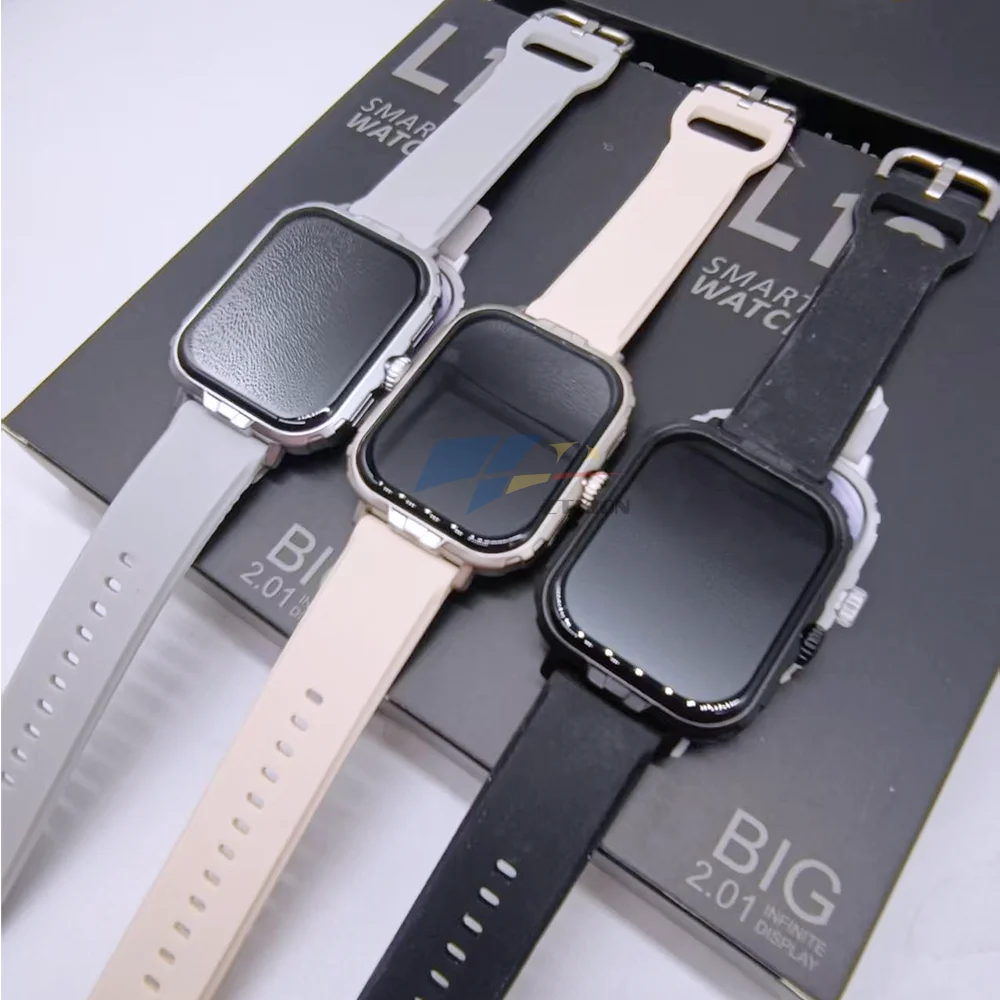 Montre Connectée 2.19" avec Appel BT, Oxymètre, Fréquence Cardiaque & Écouteur – IP67