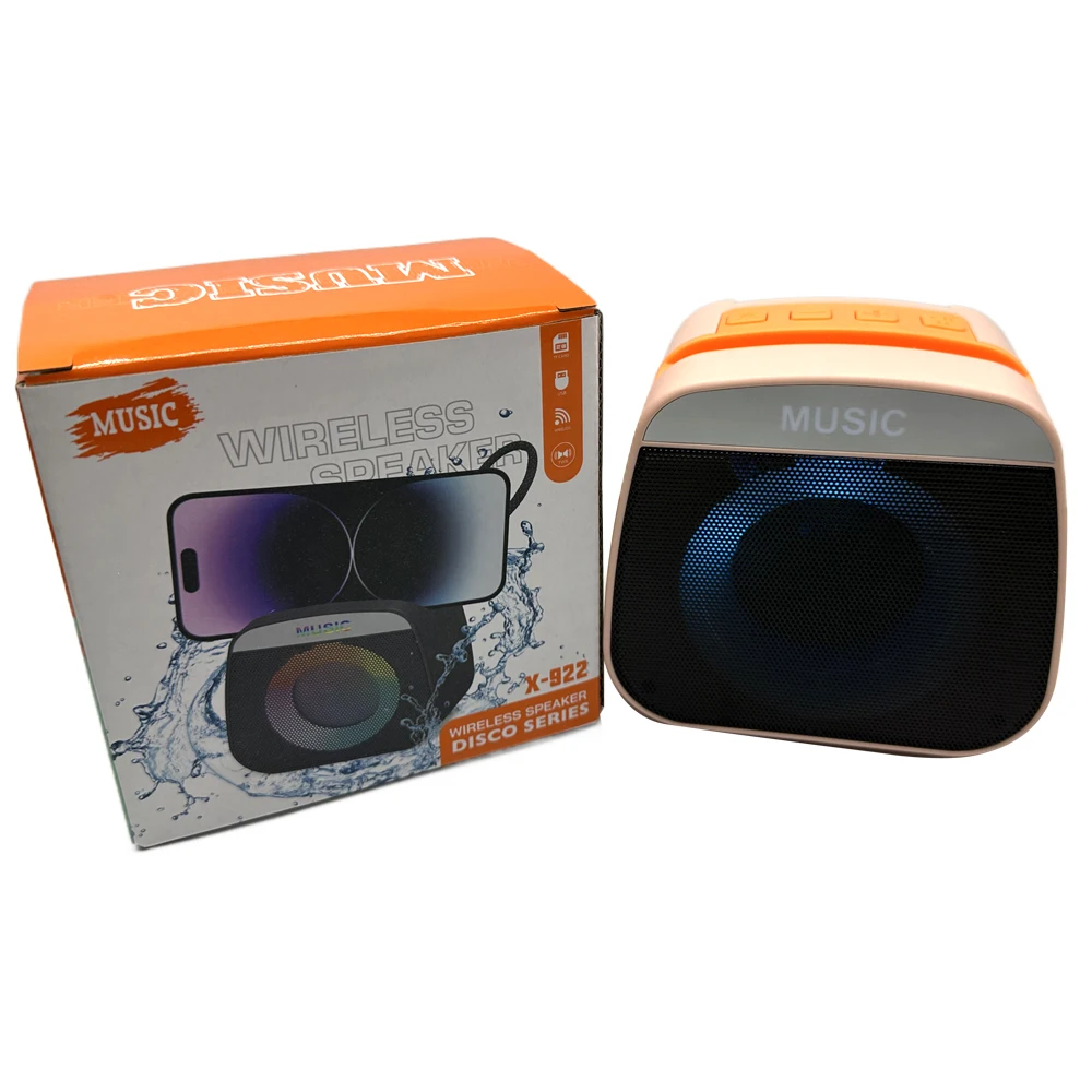 Mini Enceinte Bluetooth X-922 Portable Sans Fil – Son Stéréo – 7 Couleurs