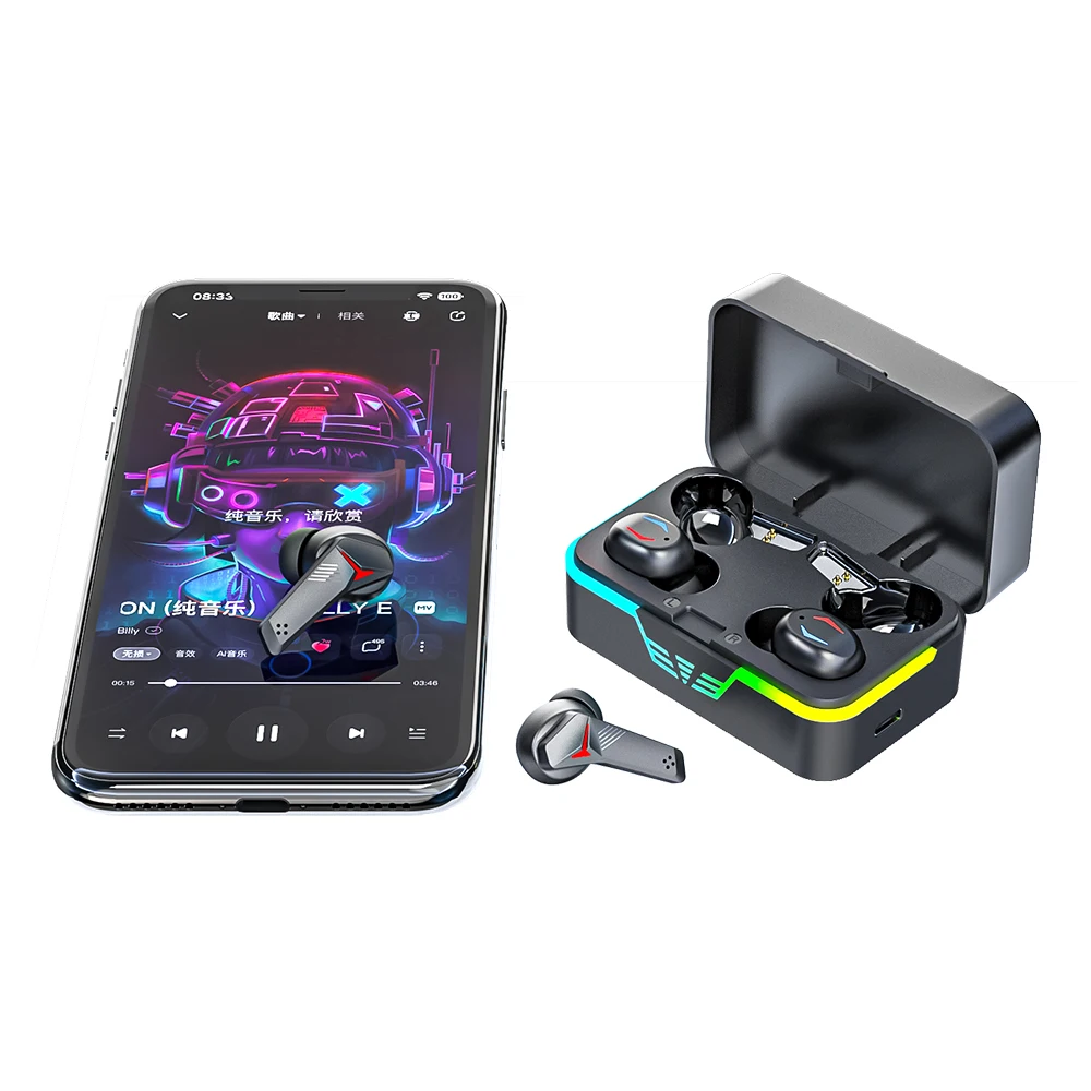 Écouteurs Sans Fil DX-42 Bluetooth 5.5 ENC Anti-Bruit IPX-5 Touch Control