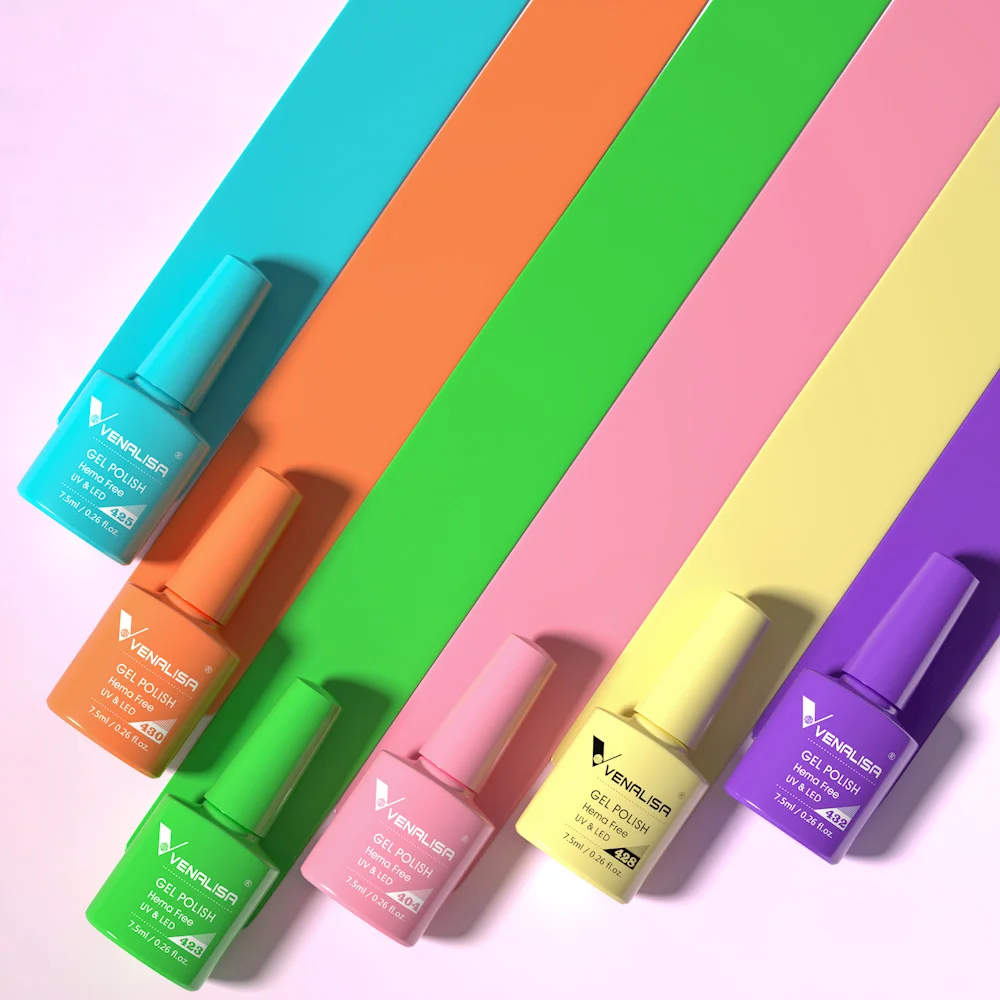 Kit Complet Vernis Gel UV Venalisa VIP4 - 60 Couleurs Hema Free | Label Privé