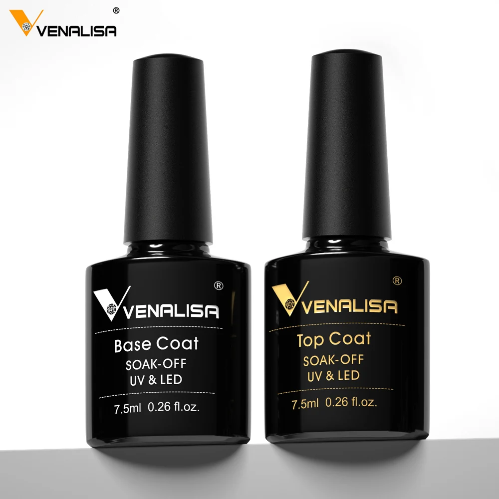 Vernis Gel UV/LED VENALISA 7.5ml – 60 Couleurs Longue Tenue 3 Semaines, Non-Toxique
