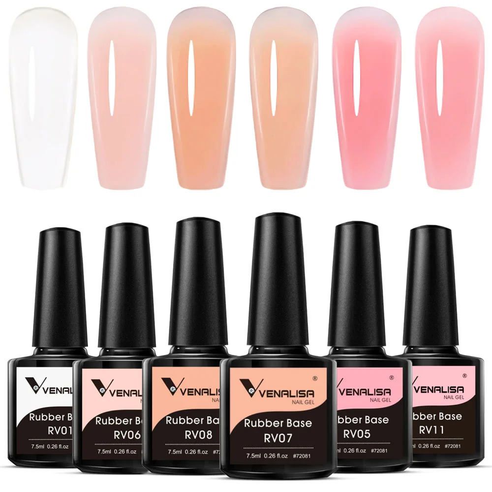 Kit Vernis Gel UV Venalisa 6 Pièces – Manucure Professionnelle Longue Durée