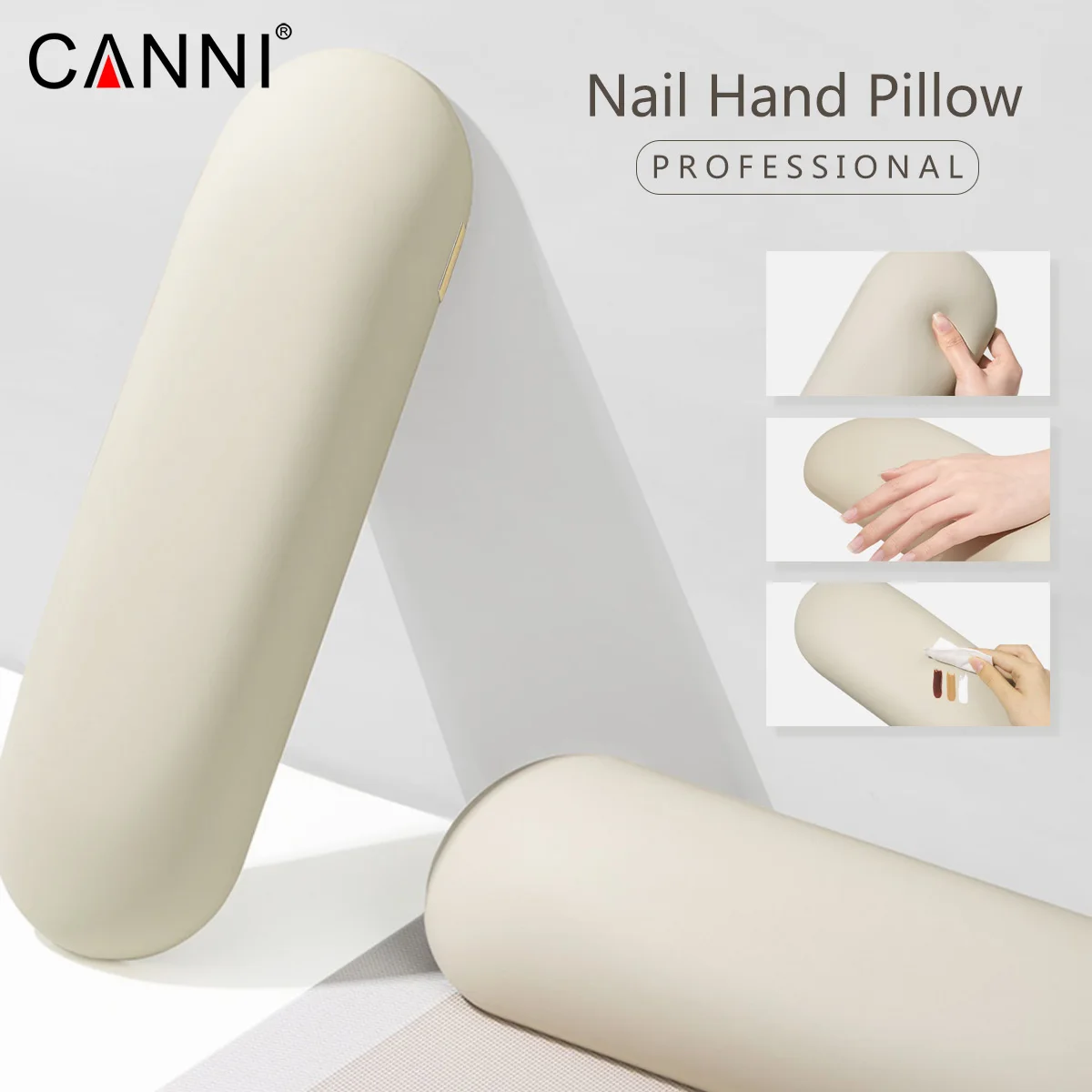 CANNI Repose-Main Ovale Professionnel pour Nail Art – Confort & Précision