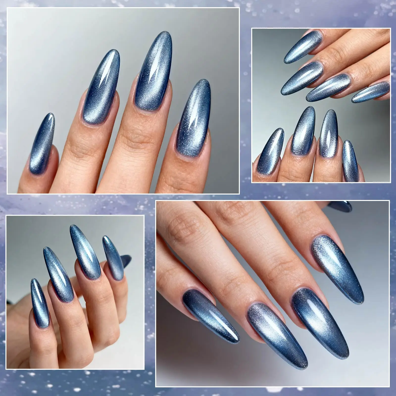 VENALISA Vernis Gel Cat Eyes Magnétique Pailleté – Sans HEMA TPO – 10ml 60 Couleurs