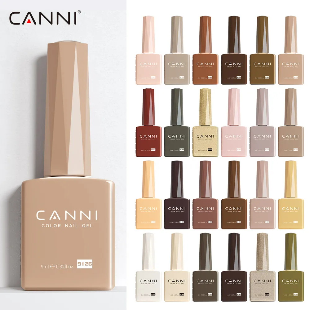 CANNI Gel Polish UV/LED 9ml – Vernis Semi-Permanent Longue Durée 144 Couleurs
