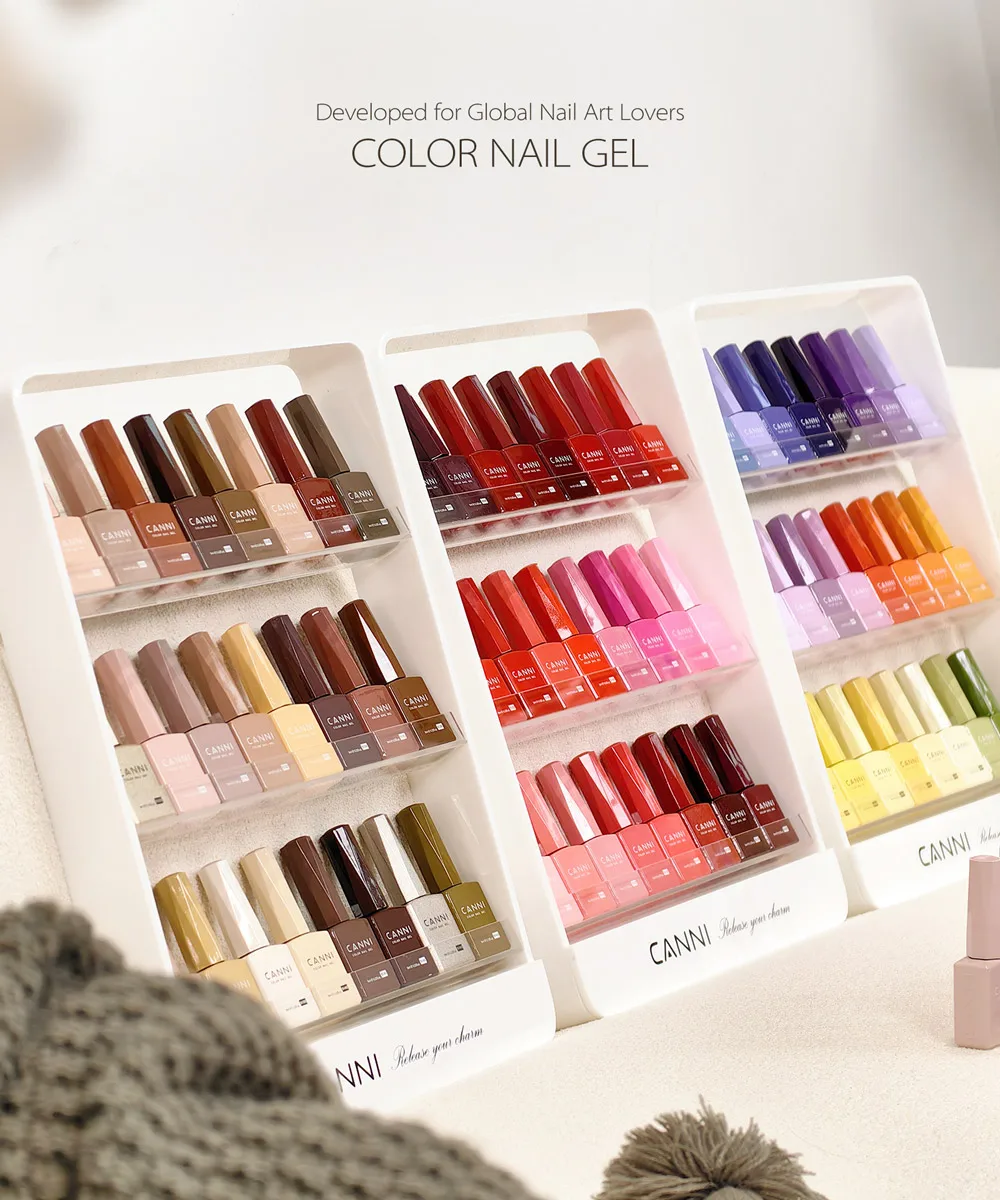 CANNI Gel Polish UV/LED 9ml – Vernis Semi-Permanent Longue Durée 144 Couleurs