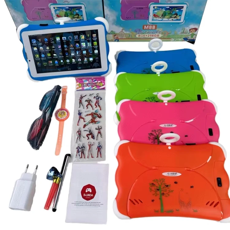 Tablette Enfant 7 Pouces Android 126Go Octa-Core avec Slot SIM – Éducative et Ludique