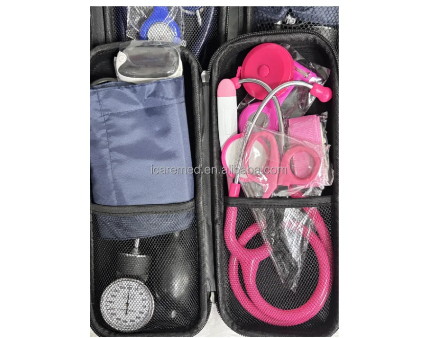 Kit de Diagnostic Médical Complet - Stéthoscope, Otoscope, Lampe Stylo | Certifié CE