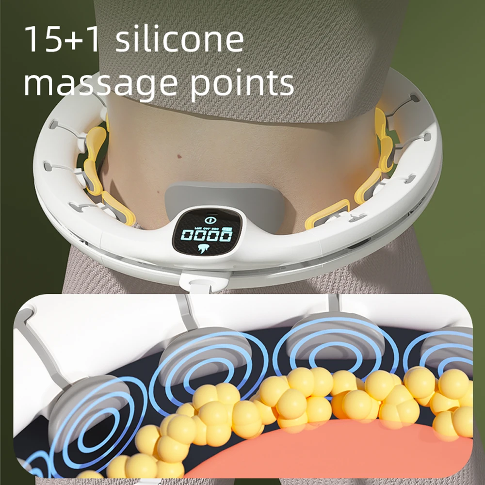 Hula Hoop Intelligent Réglable – Compteur de Calories & Fitness Maison
