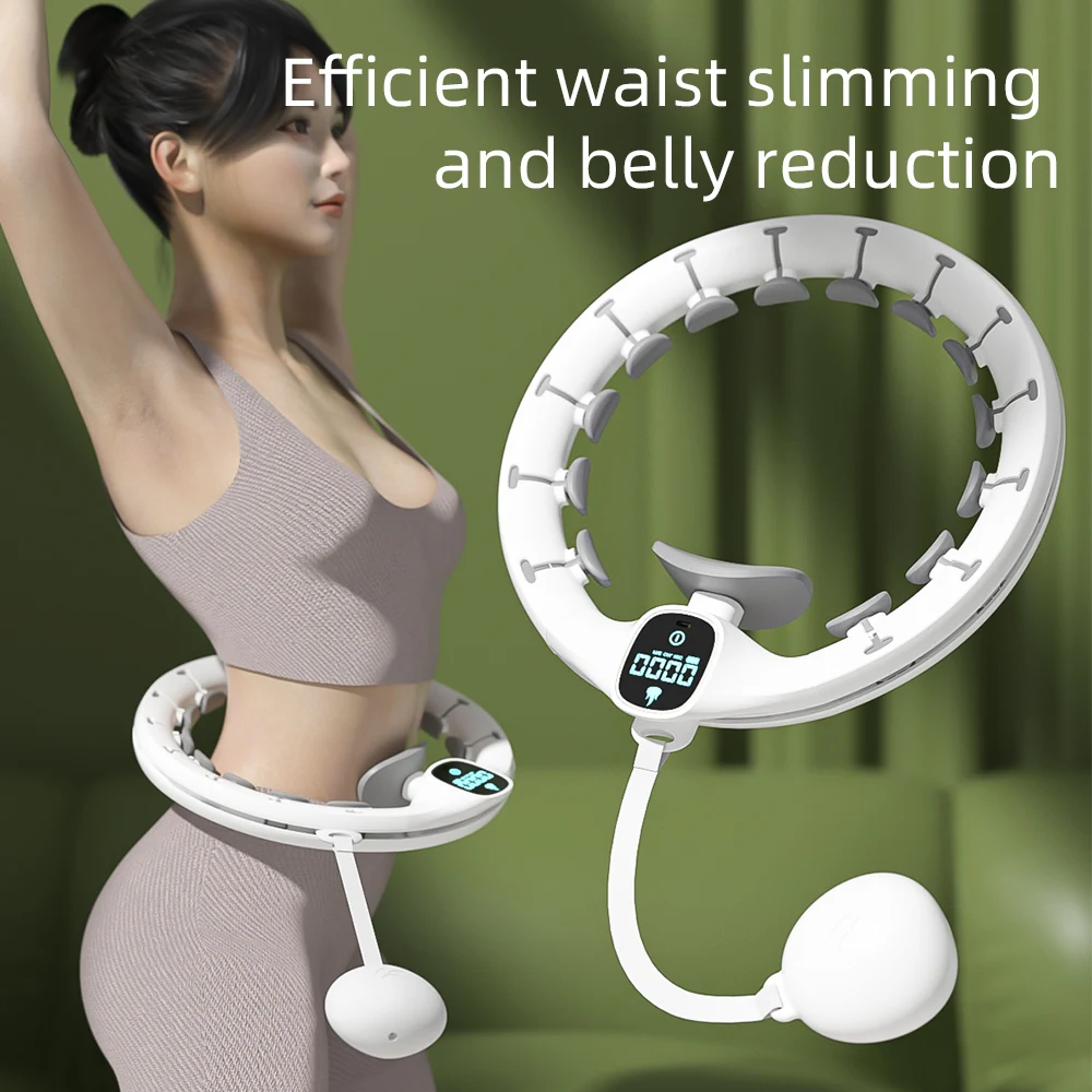 Hula Hoop Intelligent Réglable – Compteur de Calories & Fitness Maison